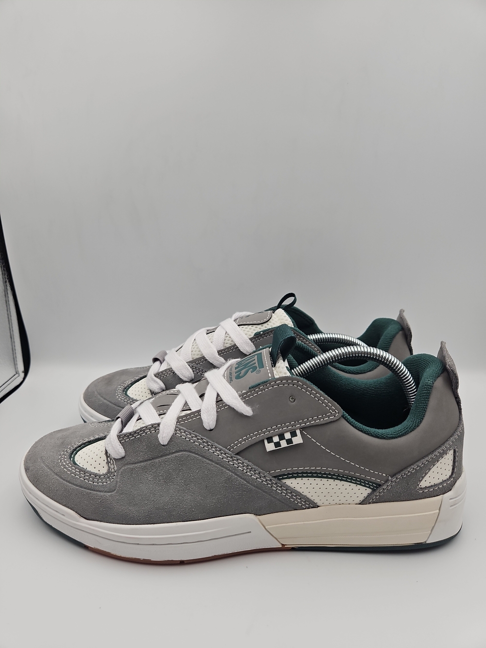 Vans Gray Suede & White Accent Low-Top Sneakers